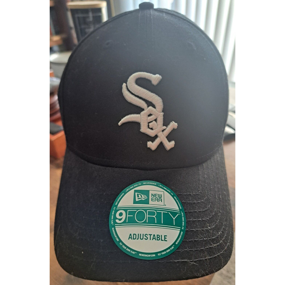 New Era Black Chicago White Sox Baseball Cap Sz OSFM NWT